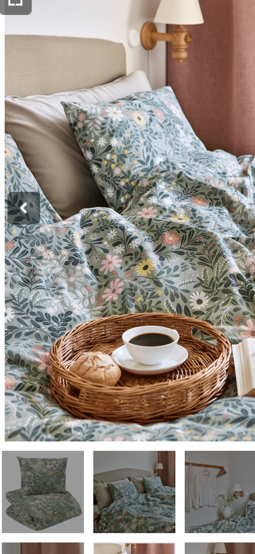 Backa 2-d bädd grön - Nordiska Hemtextil
