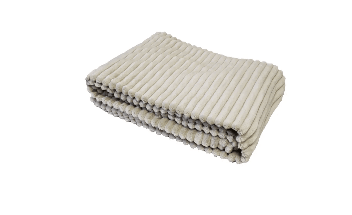 Baloo pläd 130x170 sand - Nordiska Hemtextil