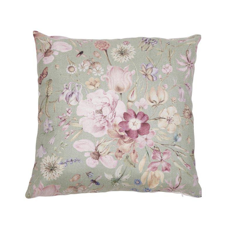 ALMA GRÖN/40 Kuddfodral 48X48 CM - Nordiska Hemtextil