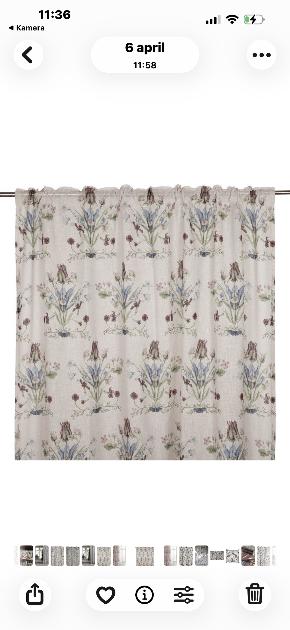 VENDELA ROSA/30 Kuddfodral 48x48 - Nordiska Hemtextil