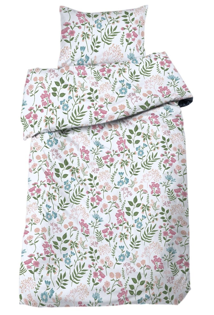 2 del Ebba rosa turkos - Nordiska Hemtextil