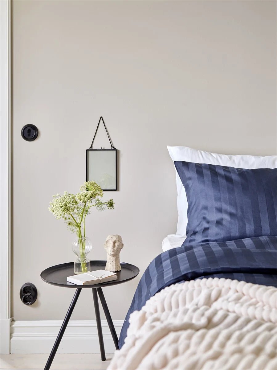 satin 2-d bädd marinblå-Nordiska Hemtextil - Nordiska Hemtextil