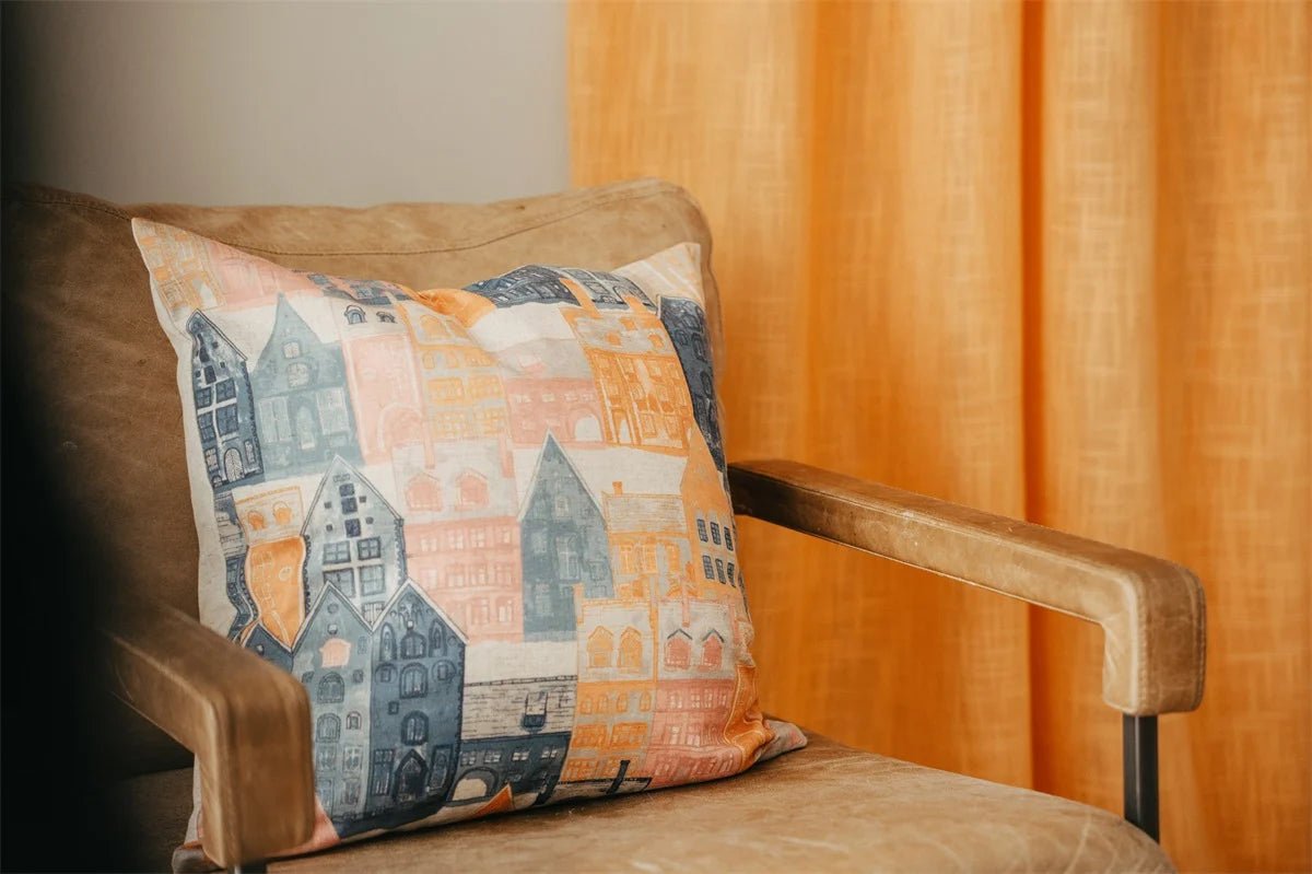 Bruce multilängder 250 apelsin 2x140x250cm - Nordiska Hemtextil