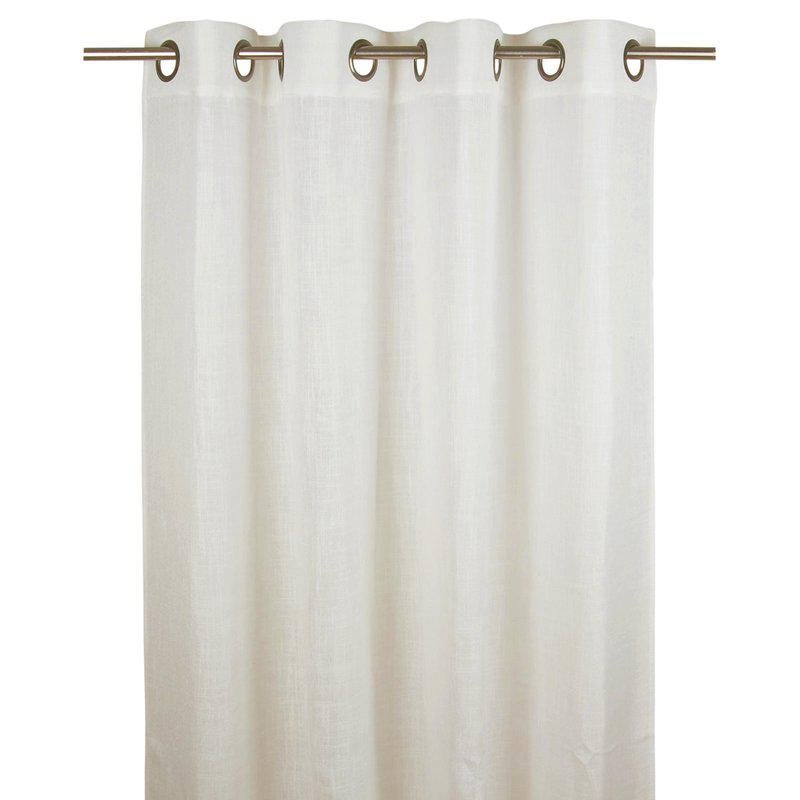 BROOKLYN OFFWHITE/09 Öljettlängder 2x140x250cm - Nordiska Hemtextil