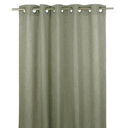 BROOKLYN GRÖN/43 Öljettlängder 2X140X250 CM - Nordiska Hemtextil