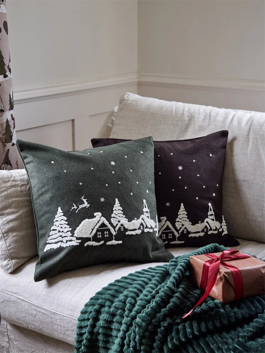Baloo pläd 130x170 mörkgrön - Nordiska Hemtextil
