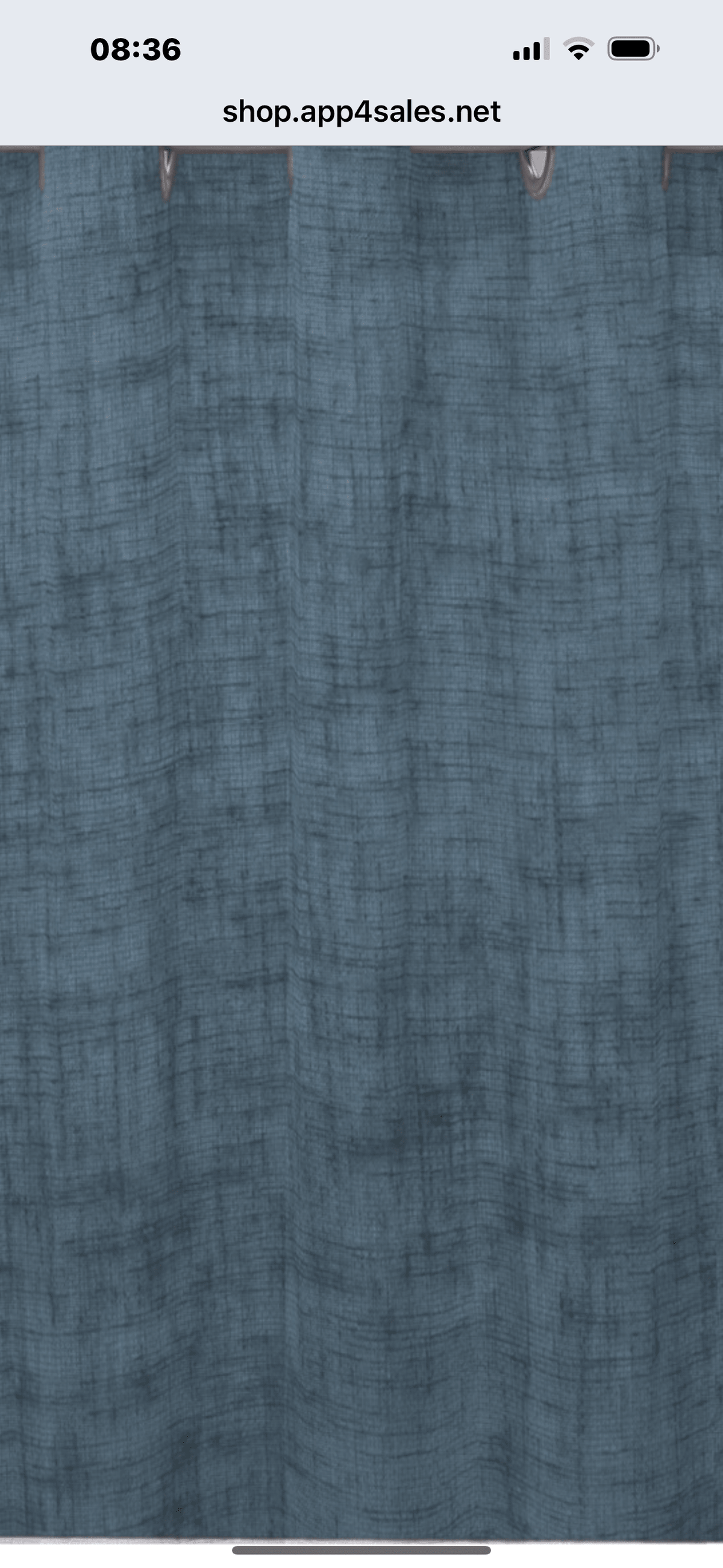 Wayne öljettlängder blå. 2x140x240cm - Nordiska Hemtextil