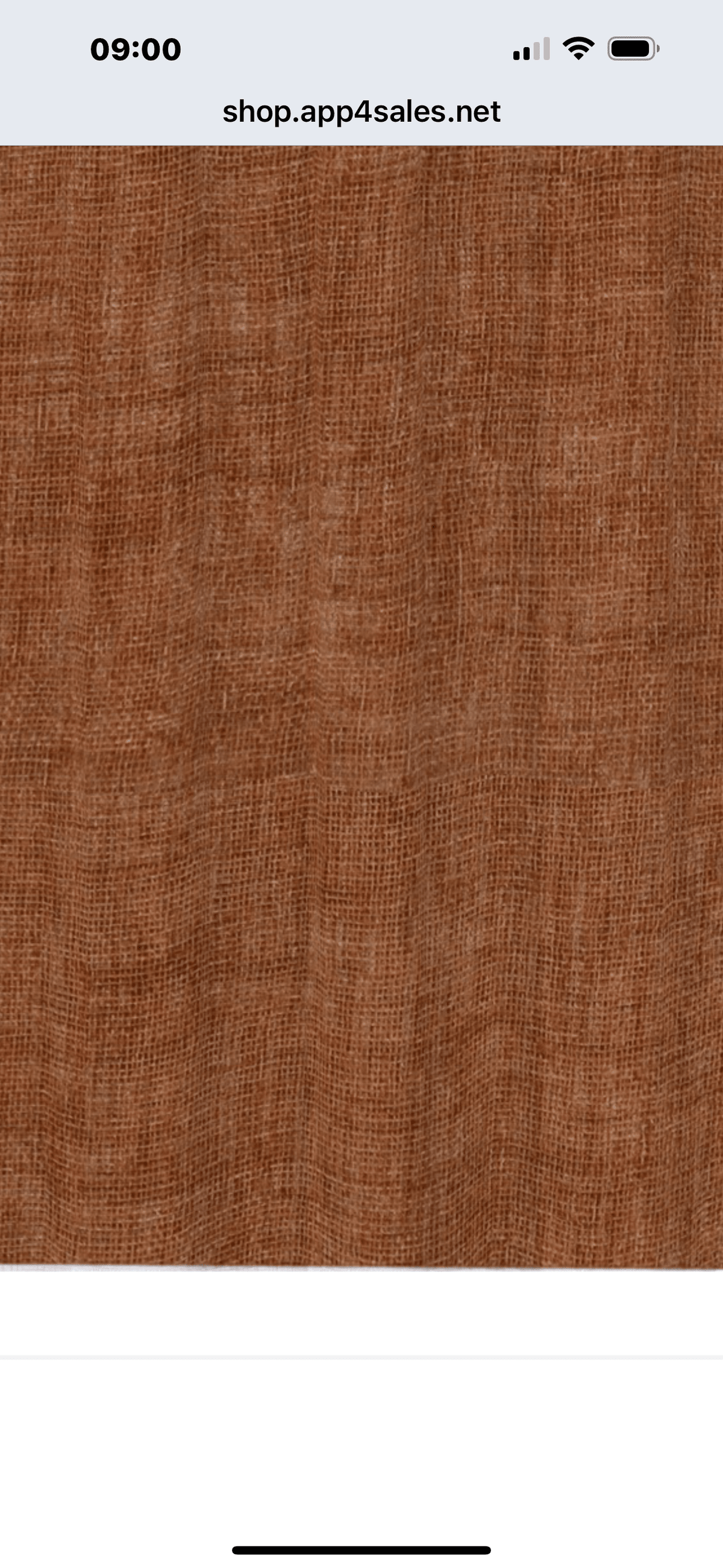 Wayne öljettlängder cognac. 2x240cm - Nordiska Hemtextil