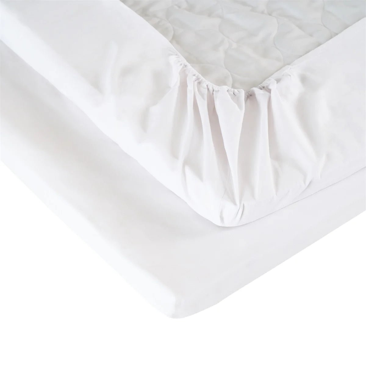 Nina dra-på-lakan 180x200 vit - Nordiska Hemtextil