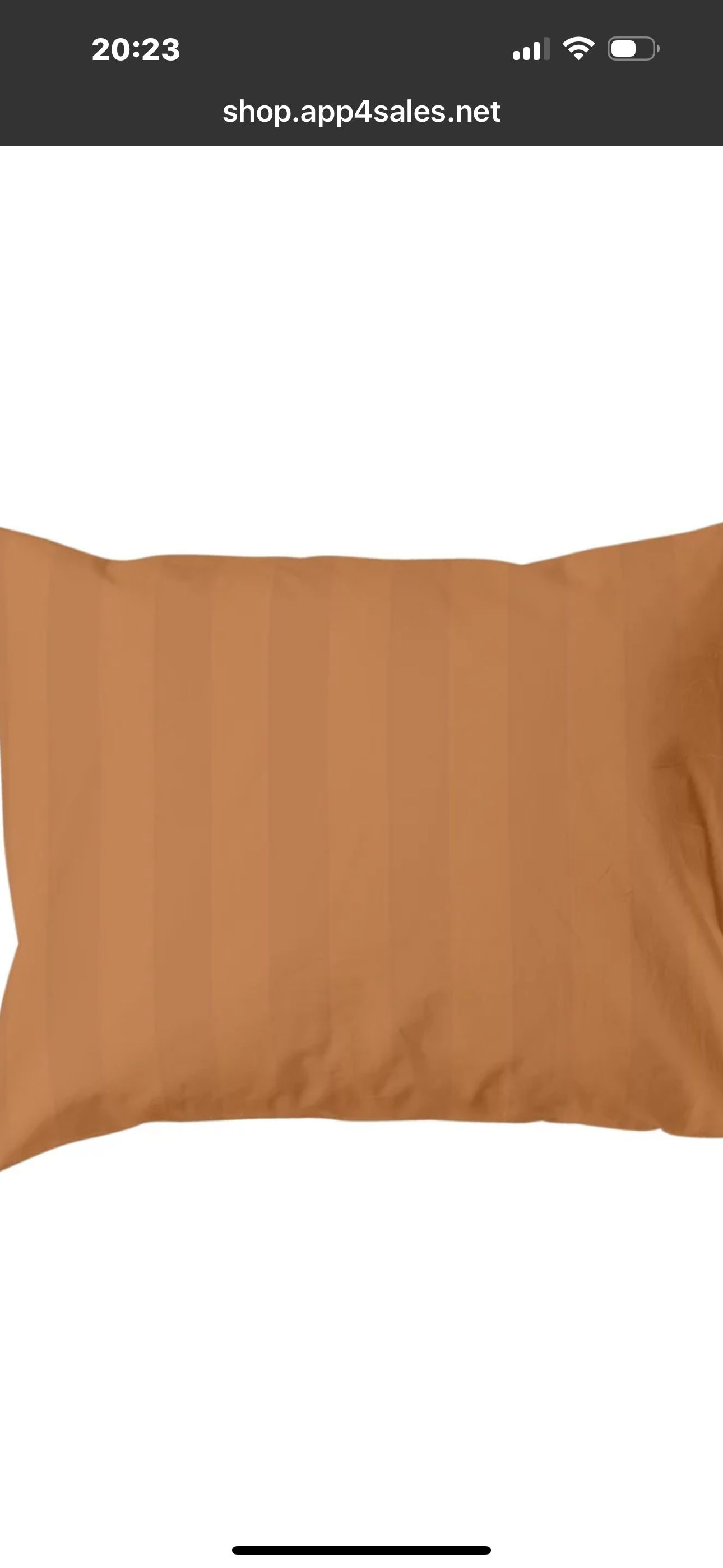 satin örngott 50x60 guld