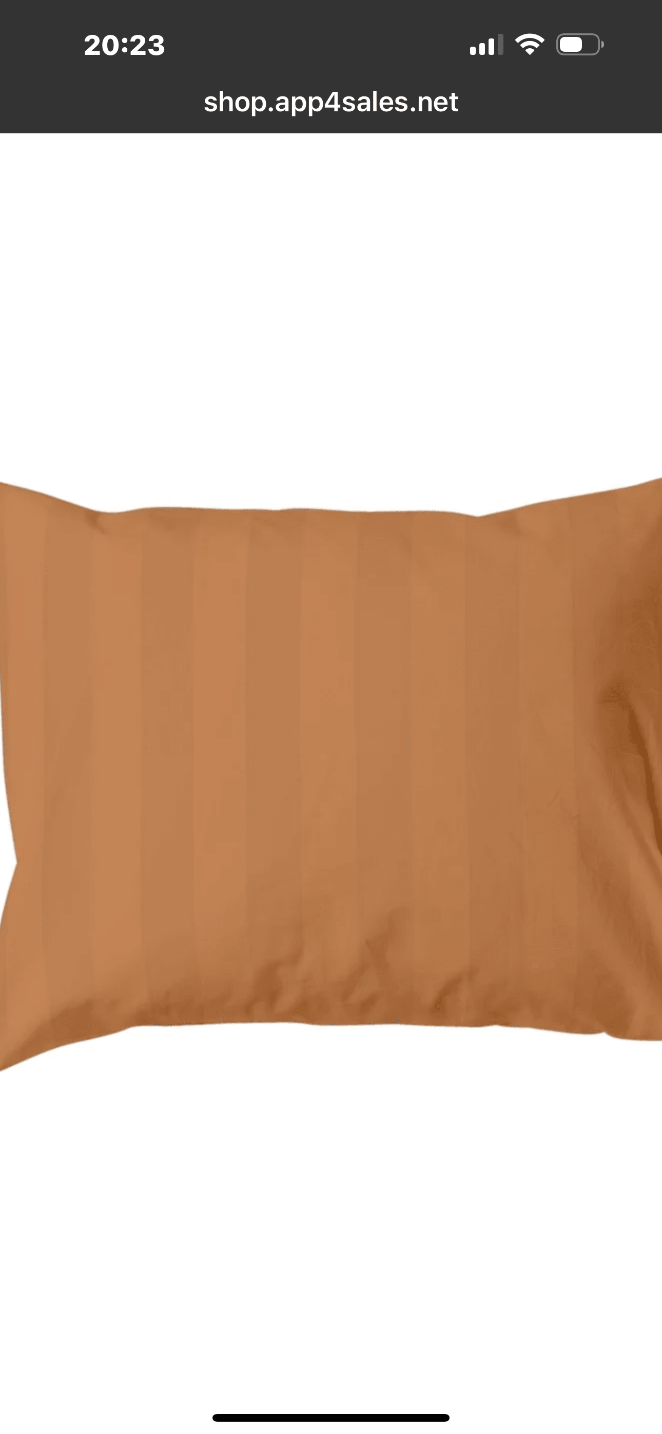 satin örngott 50x60 guld - Nordiska Hemtextil