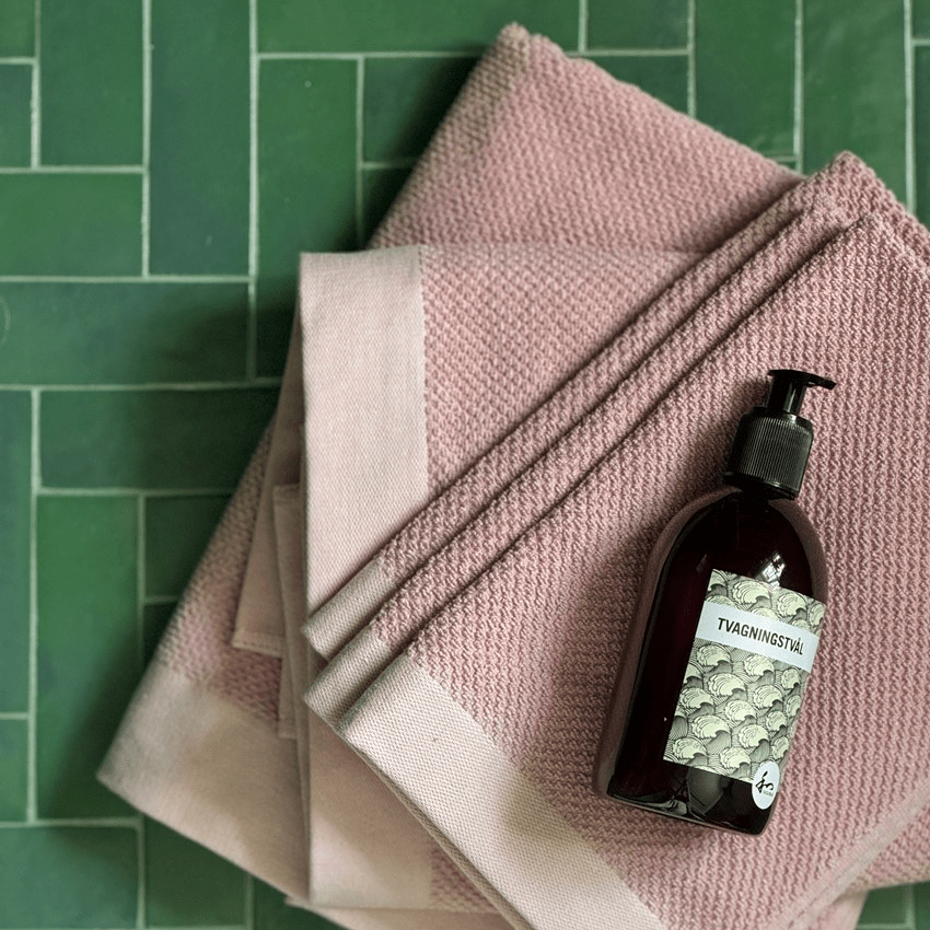 Badlakan, SALTÖ, ROSA 70 × 130 Cm 100 % bomull 480 g - Nordiska Hemtextil