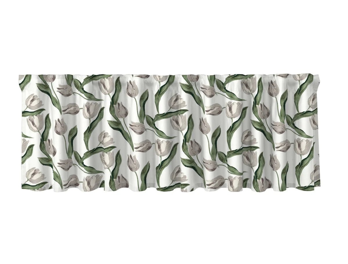 Tulpaner multikappa beige 50x250cm - Nordiska Hemtextil