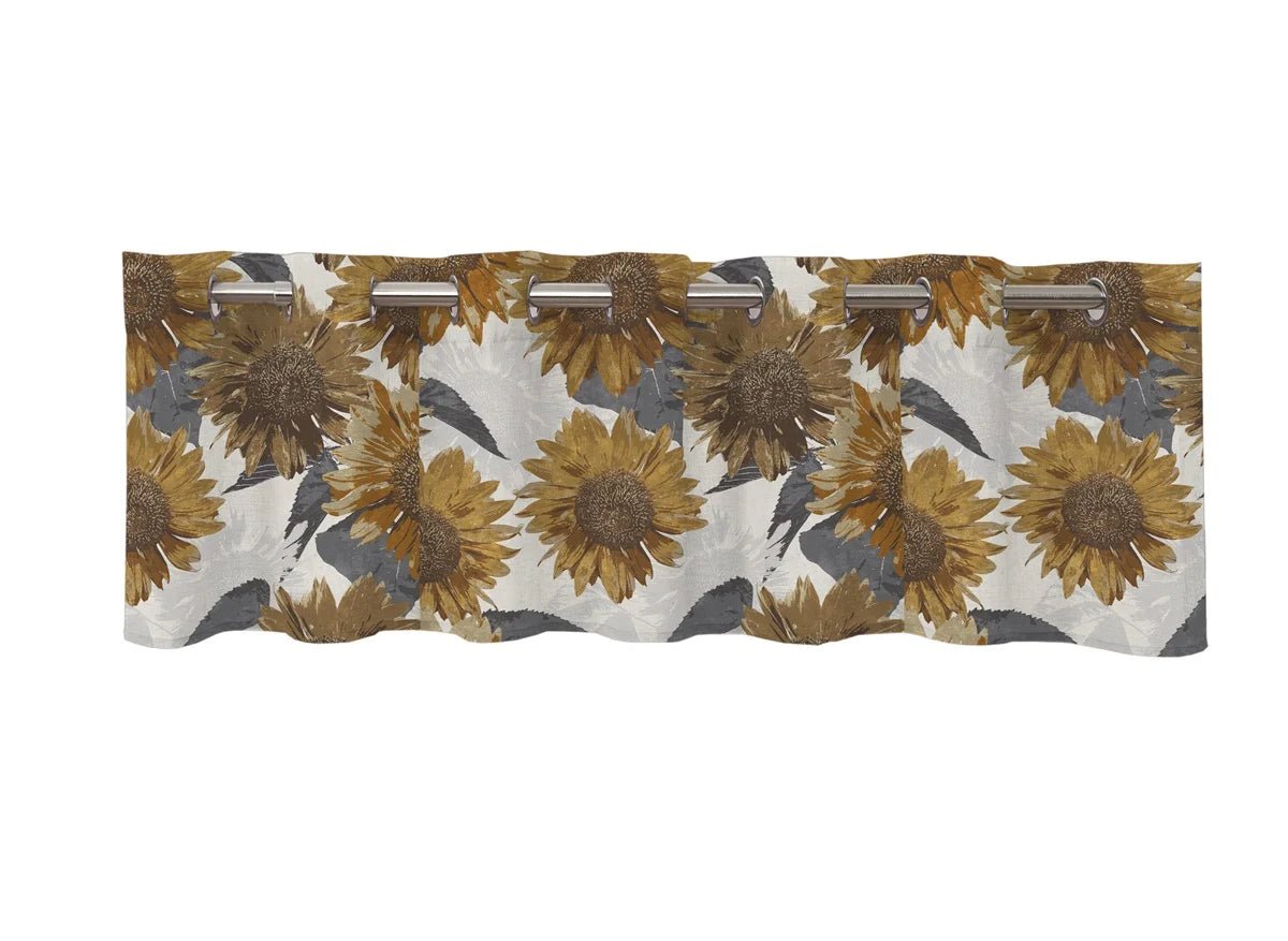 Sunflower öljettkappa guld 50x250cm - Nordiska Hemtextil