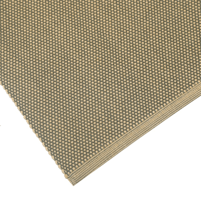 ÅTERVUNNEN LÖPARE KALLE, OLIVGRÖN/SAND 33x120cm - Nordiska Hemtextil
