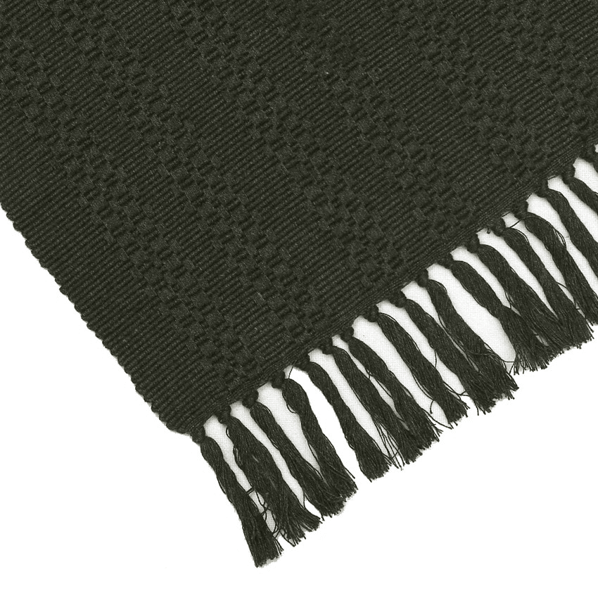 ÅTERVUNNEN LÖPARE NOA, MÖRKGRÅ - Nordiska Hemtextil