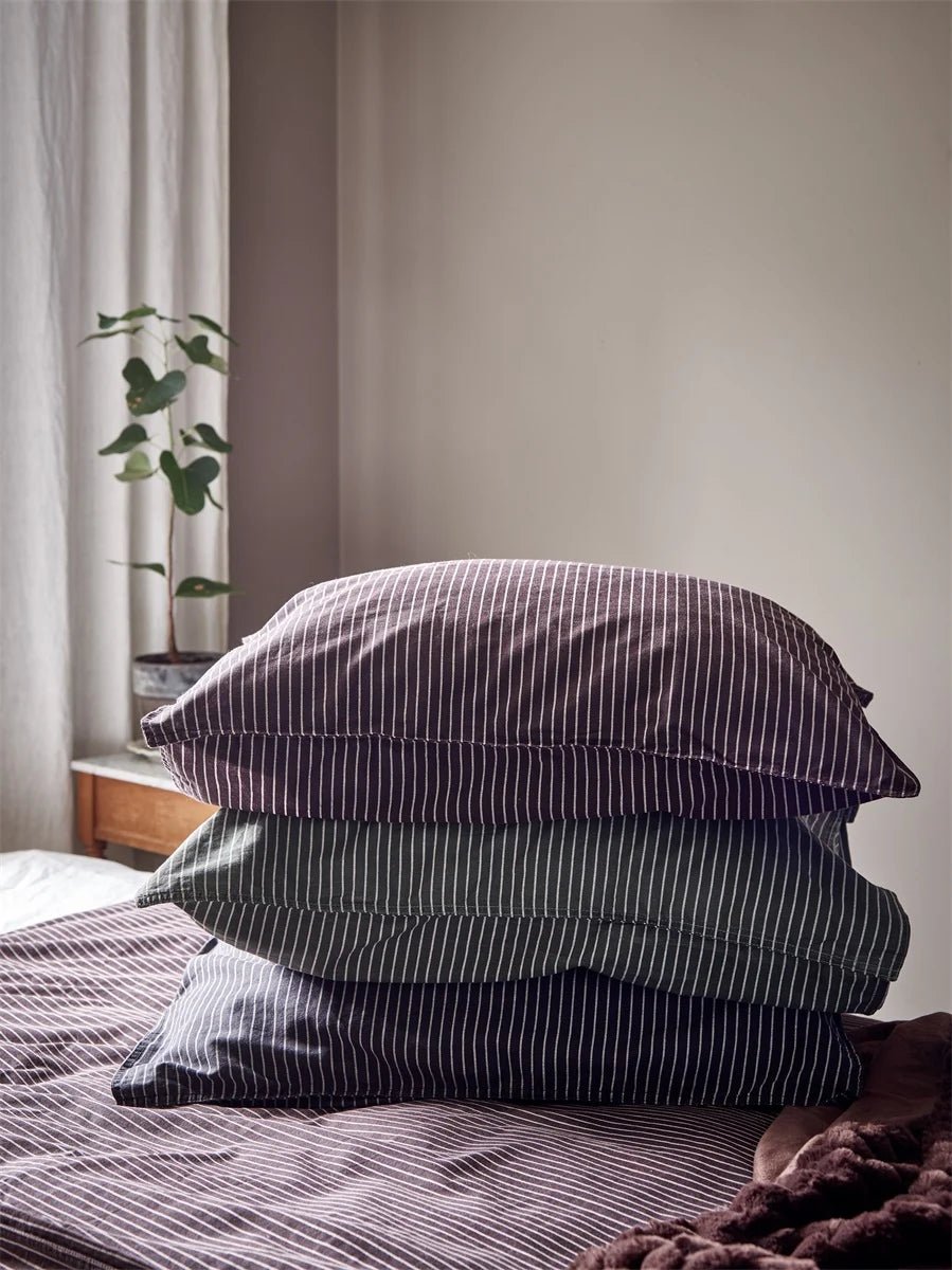 Malte 2-d bädd oliv - Nordiska Hemtextil