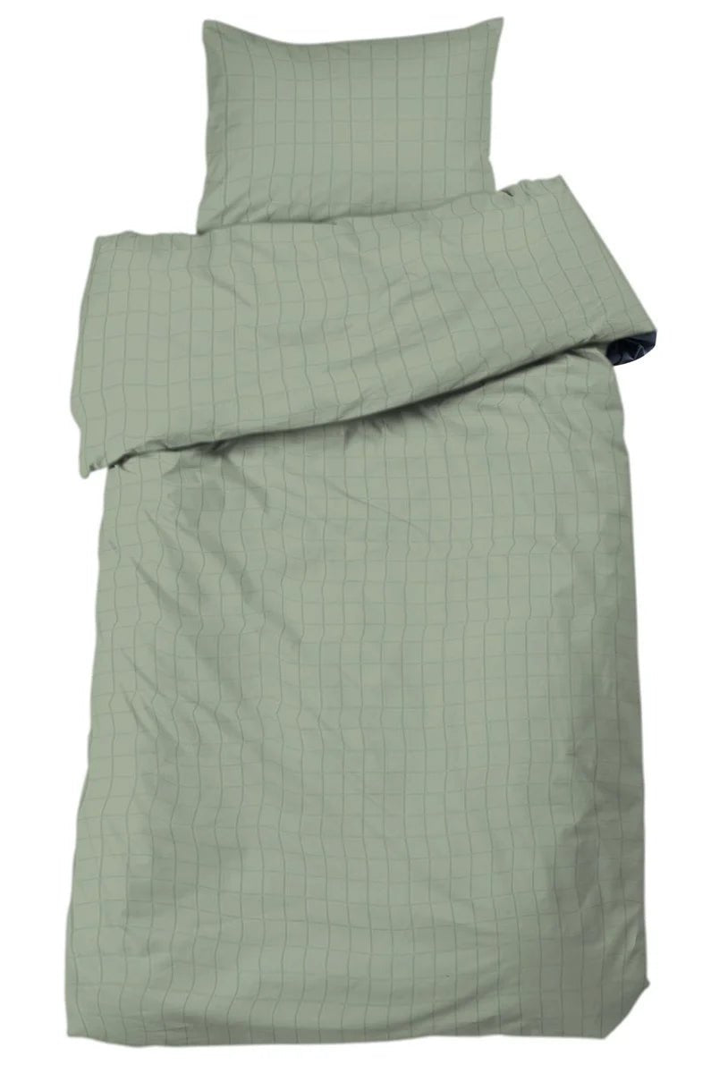Square satin 2-d bädd grön - Nordiska Hemtextil