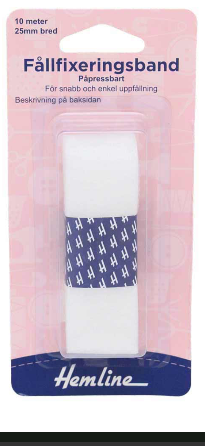 Hemline Fållfixeringsband 25mm x 10meter
