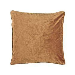Sammet VELVET KONJAK/24 Kuddfodral 45X45 CM - Nordiska Hemtextil