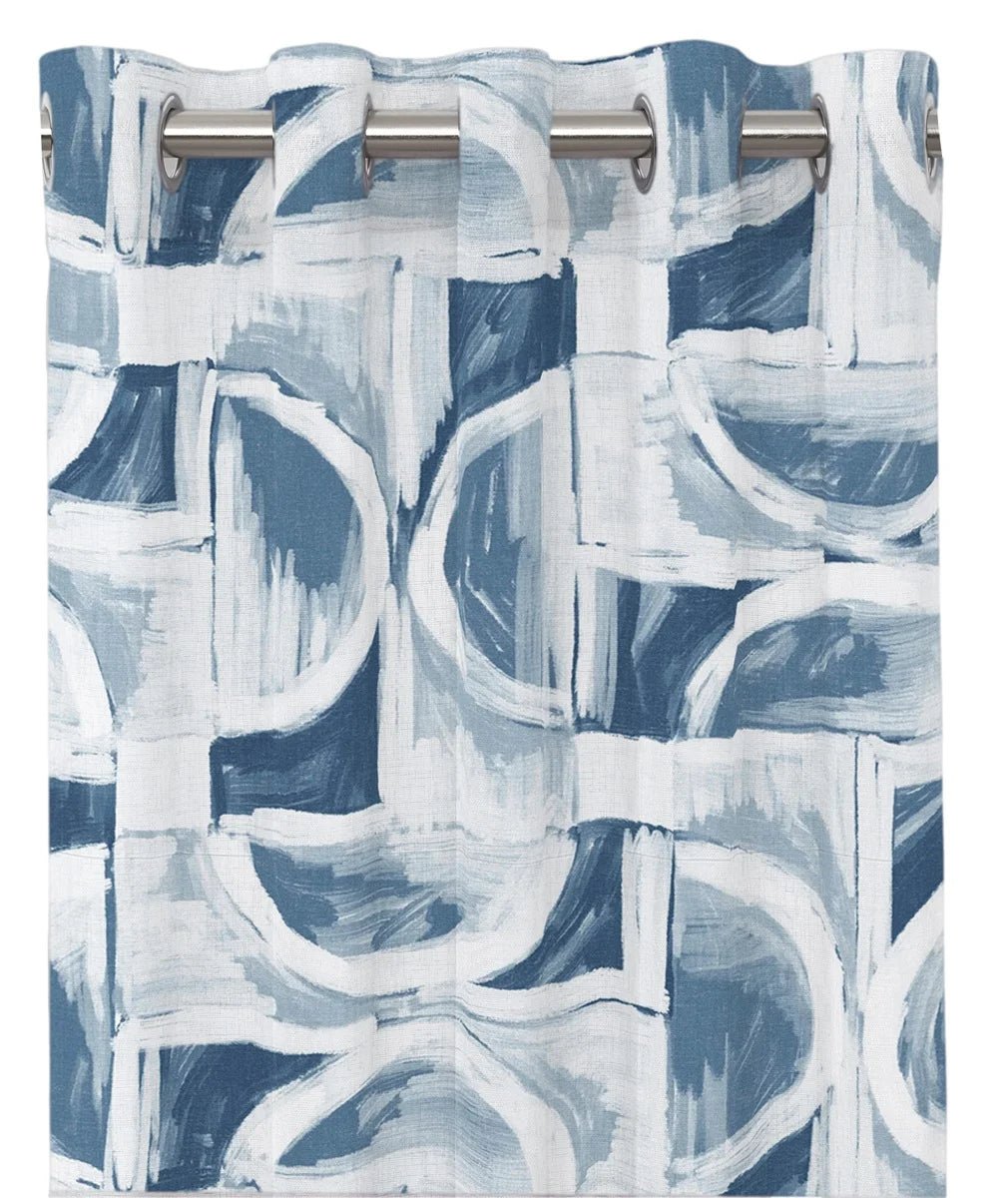 Milton öljettlängder blå. 2. X140x240 - Nordiska Hemtextil