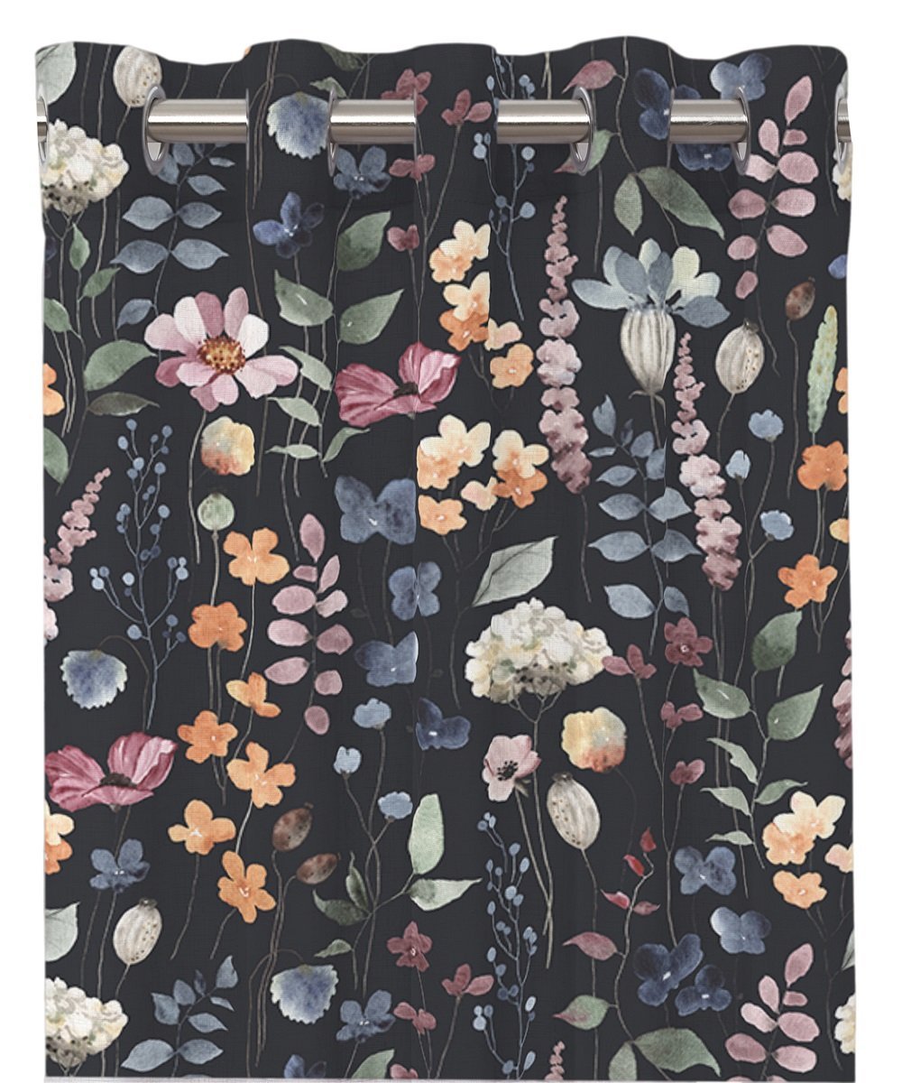 Tilde öljettlängder blå. 2x140x240cm - Nordiska Hemtextil