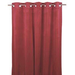 ESTHER RÖD/60 Öljettlängder. 2x135x250cm - Nordiska Hemtextil