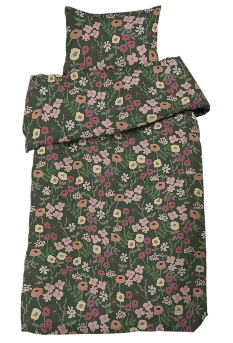 Cleo 2-d bädd mörkgrön - Nordiska Hemtextil