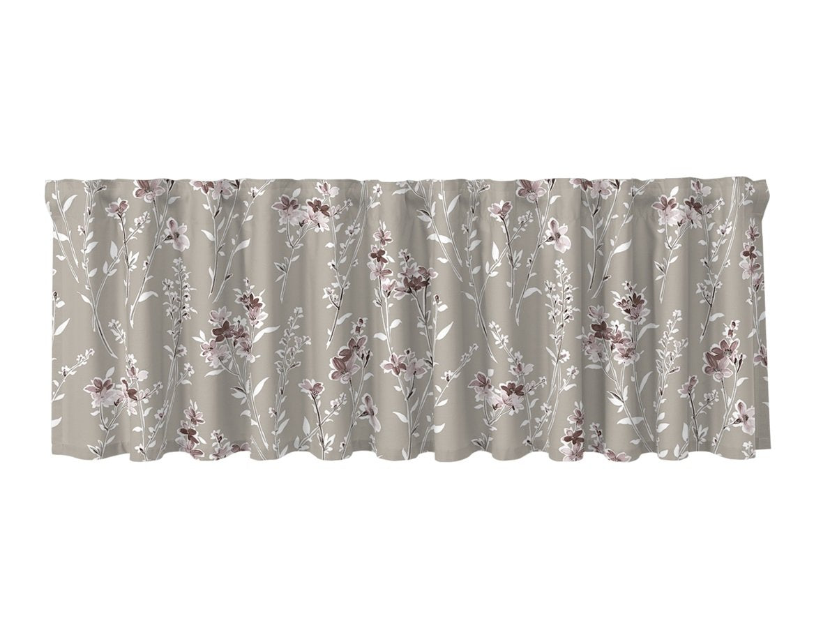 Lille multikappa linne/plum. 50x250cm