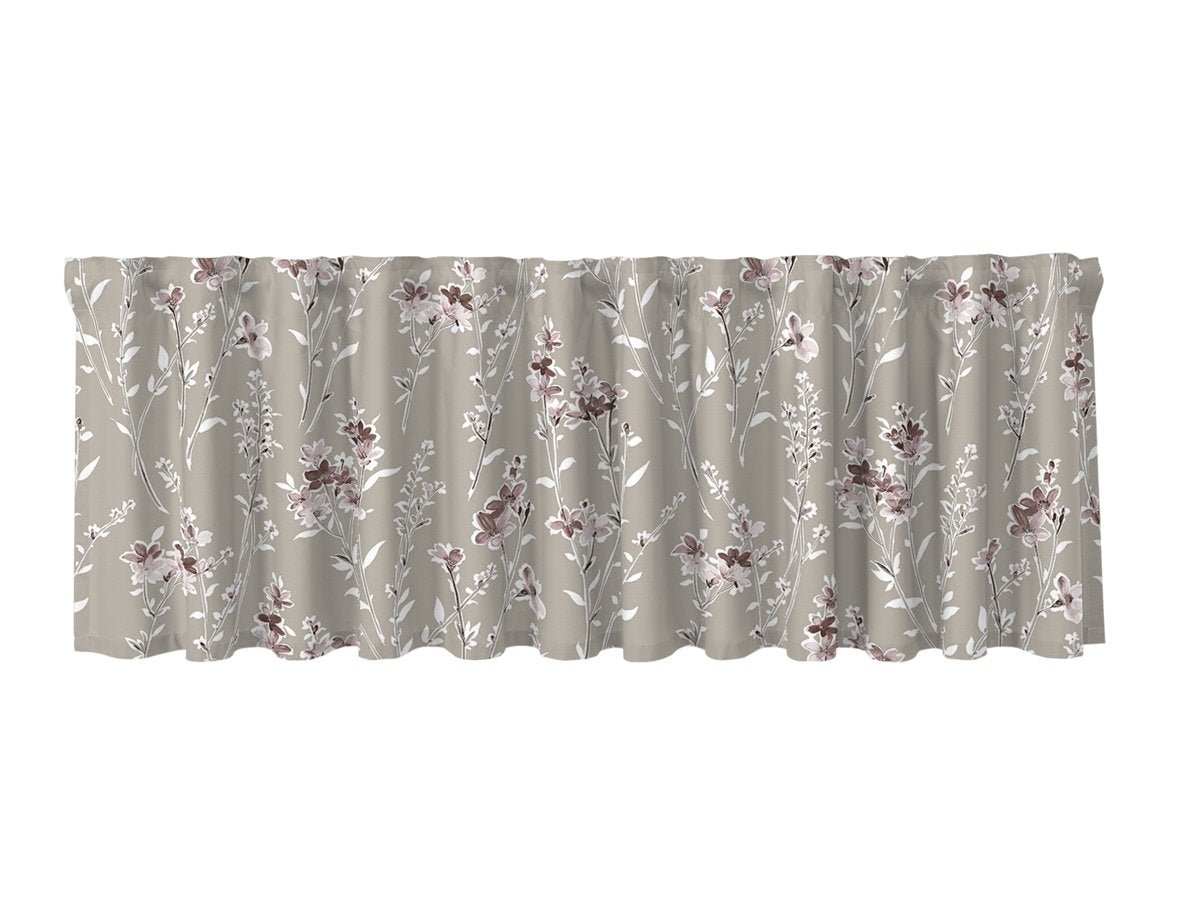 Lille multikappa linne/plum. 50x250cm