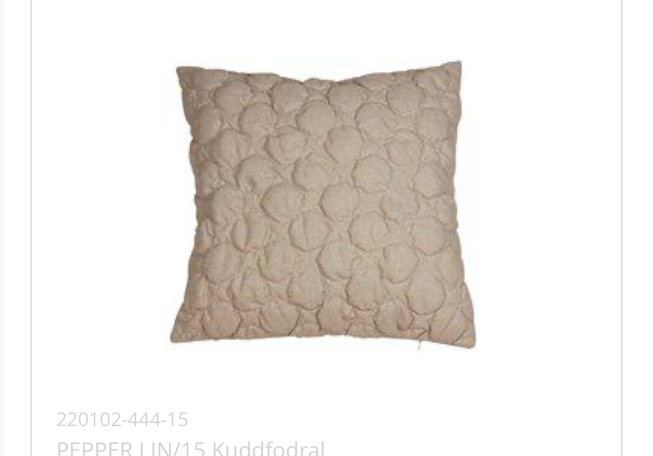 PEPPER LIN/15 Cushion cover