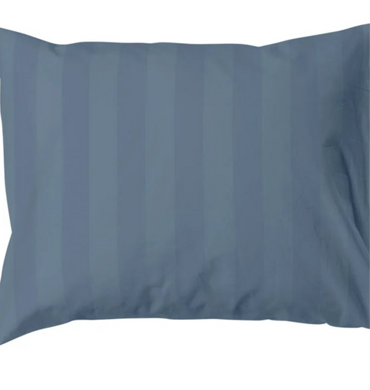 satin örngott 50x60 blå