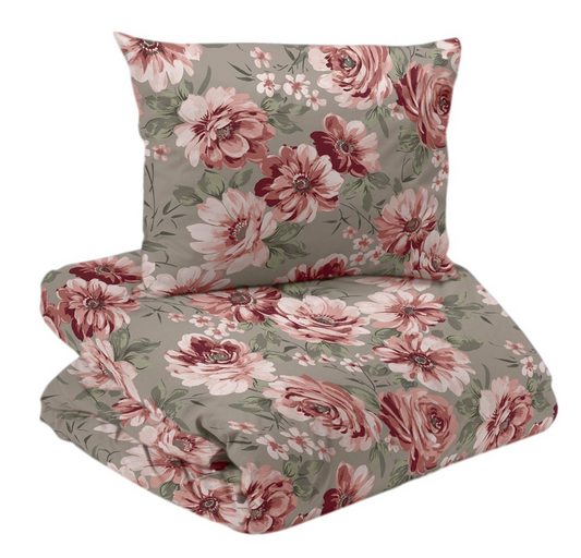 Dagmar satin 2-d bädd linne/rosa