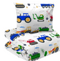 Busy tractors 2-d bädd vit