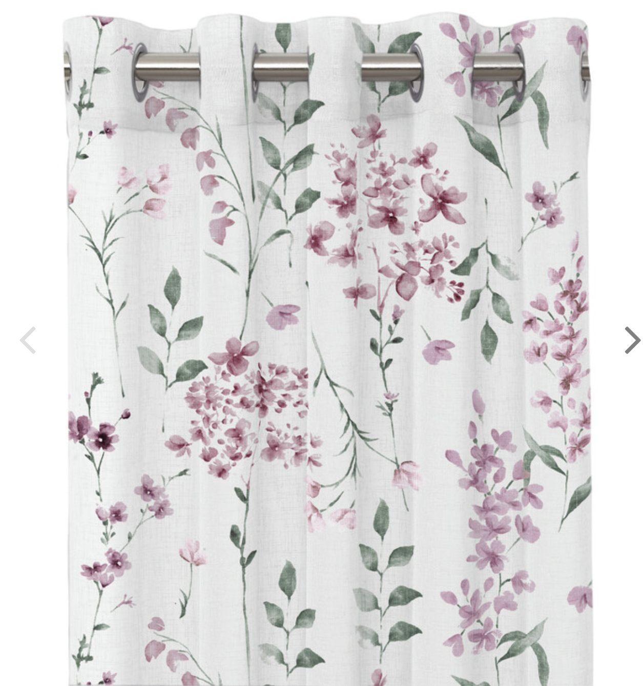 Öljettlängd blommig Jennifer 2-pack
