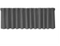 Bruce multikappa dark grey. 1x50x250cm