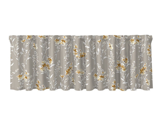Lille multikappa linne/guld.  50x250cm