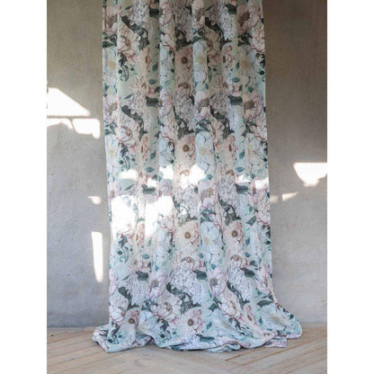 PION GRÖN/40 2x135x250cm. Multi-header curtains
