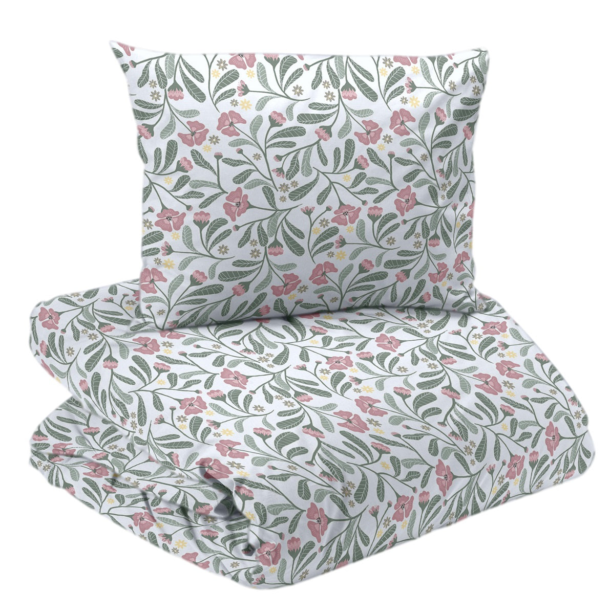 Lovis 2-d bädd vit/rosa