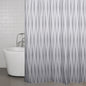 Wave duschdraperi grå 180x200cm