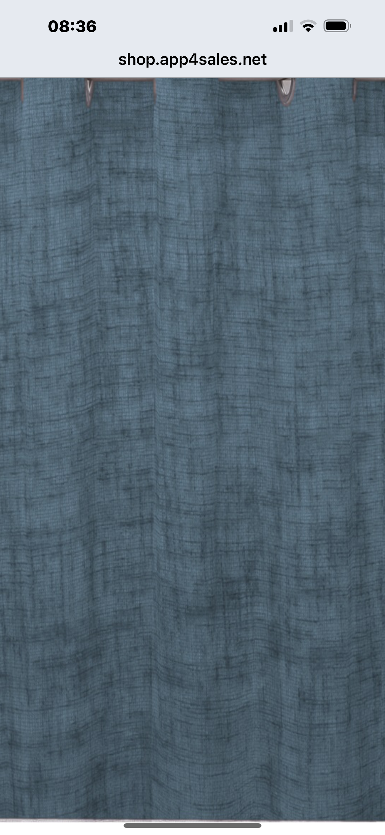 Wayne öljettlängder blå.      2x140x240cm