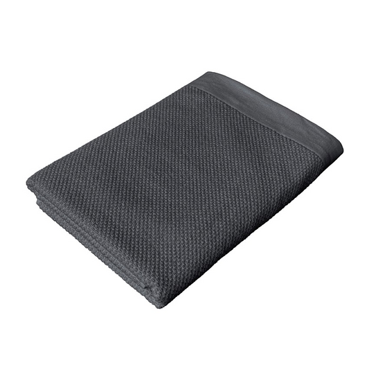 Badlakan, SALTÖ, MÖRKGRÅ 70x130cm
100 % bomull 480 g