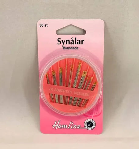 Synålr blandade 30st.  Hemline