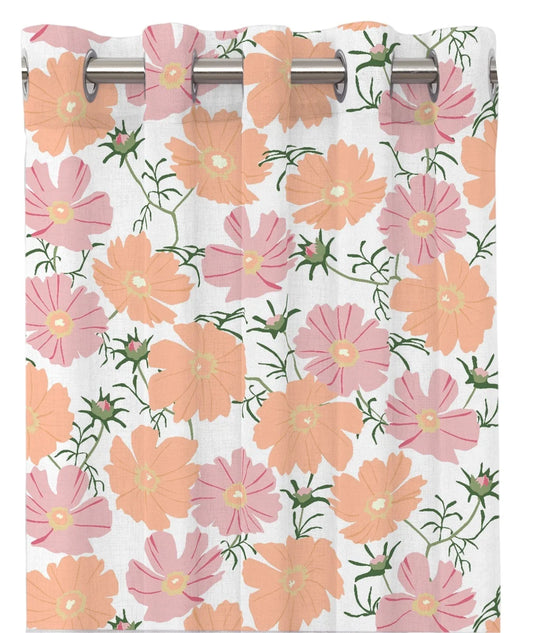 Thea öljettlängder rosa.       140x240cm