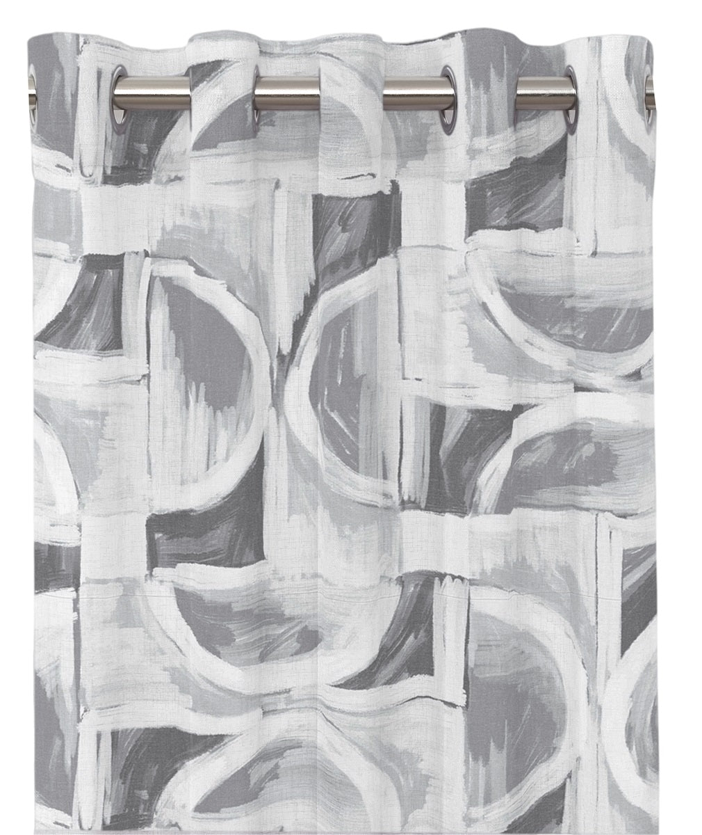 Milton öljettlängder grå.        2x140x240cm