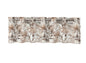 Denice allover öljettkappa vit/linne 45x250cm