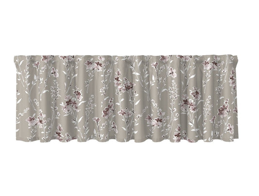 Lille multikappa linne/plum.  50x250cm