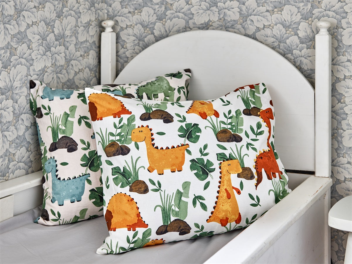 Danilo 2-d bädd blå/grön