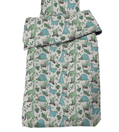 Danilo 2-d bädd blå/grön