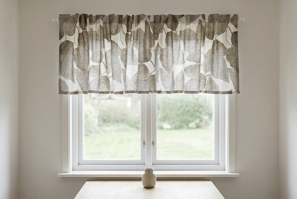 Gardinkappa Capri med multiband – offwhite, 55 × 250 cm - Nordiska Hemtextil